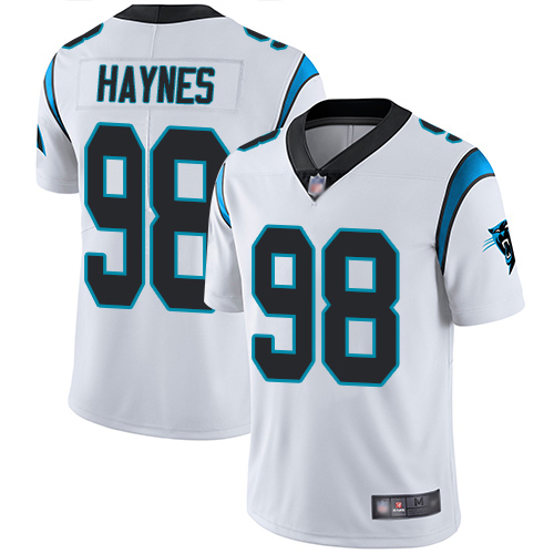 Carolina Panthers Limited White Men Marquis Haynes Road Jersey NFL Football #98 Vapor Untouchable->carolina panthers->NFL Jersey